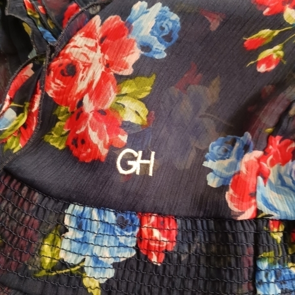 Gilly Hicks Navy Floral Top - Picture 3 of 6